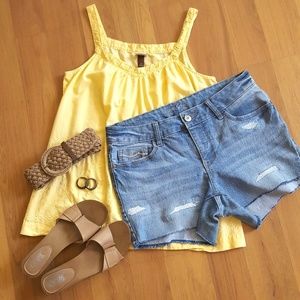 Faded Glory women's cutoff jeans shorts